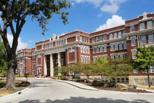 A building on Emporia State University's campus.